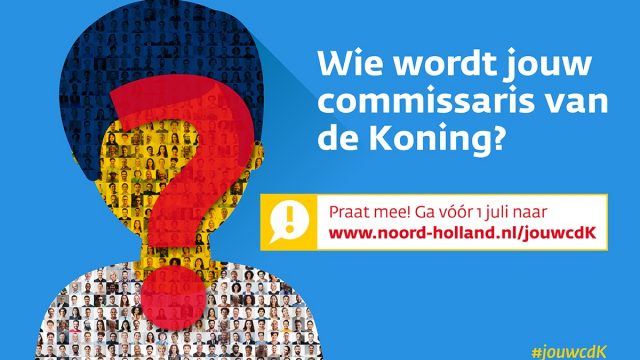 Wie moet de nieuwe commissaris van de Koning worden?