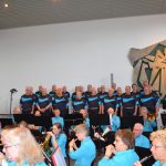 Harmonie St Michael speelt in buitenlucht