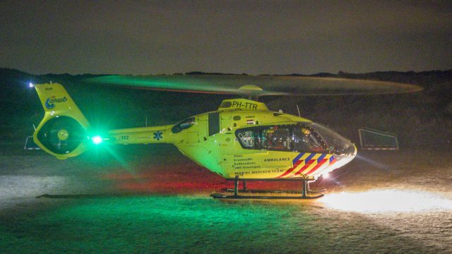 Traumaheli voor val van trap