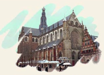 Koorzang klinkt in de Grote of St. Bavokerk Haarlem