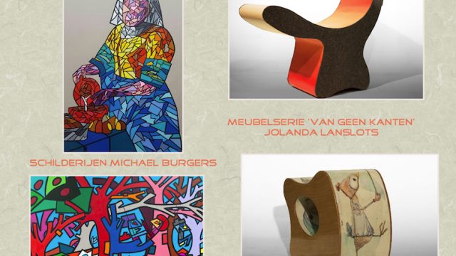 'Van geen kanten', expositie van schilderijen en meubels