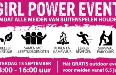 Meiden uitgedaagd voor Girl Power Event bij WABO Scouting