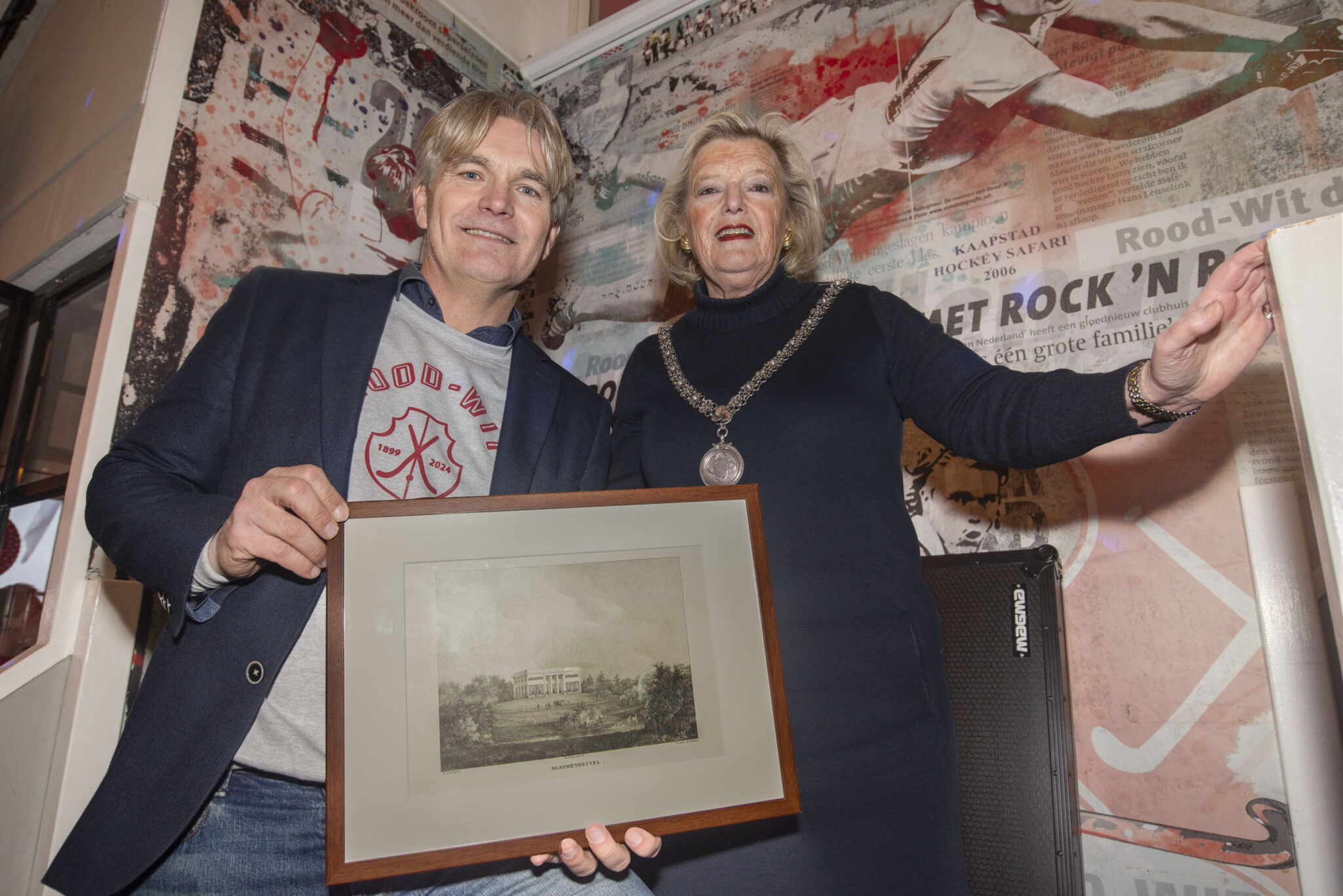 Hockeyclub Rood-Wit luidt lustrumjaar in met feestelijke nieuwjaarsborrel