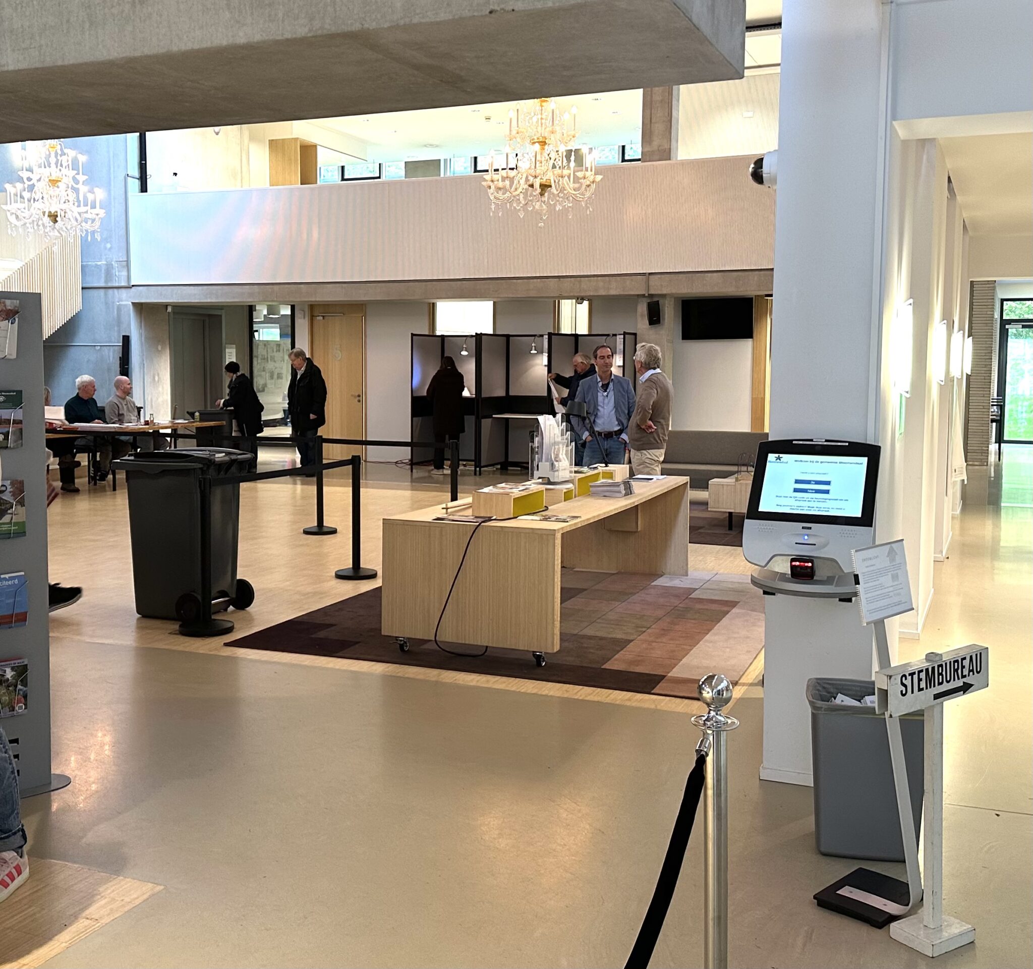 Opkomst Bloemendaal: 86,9%