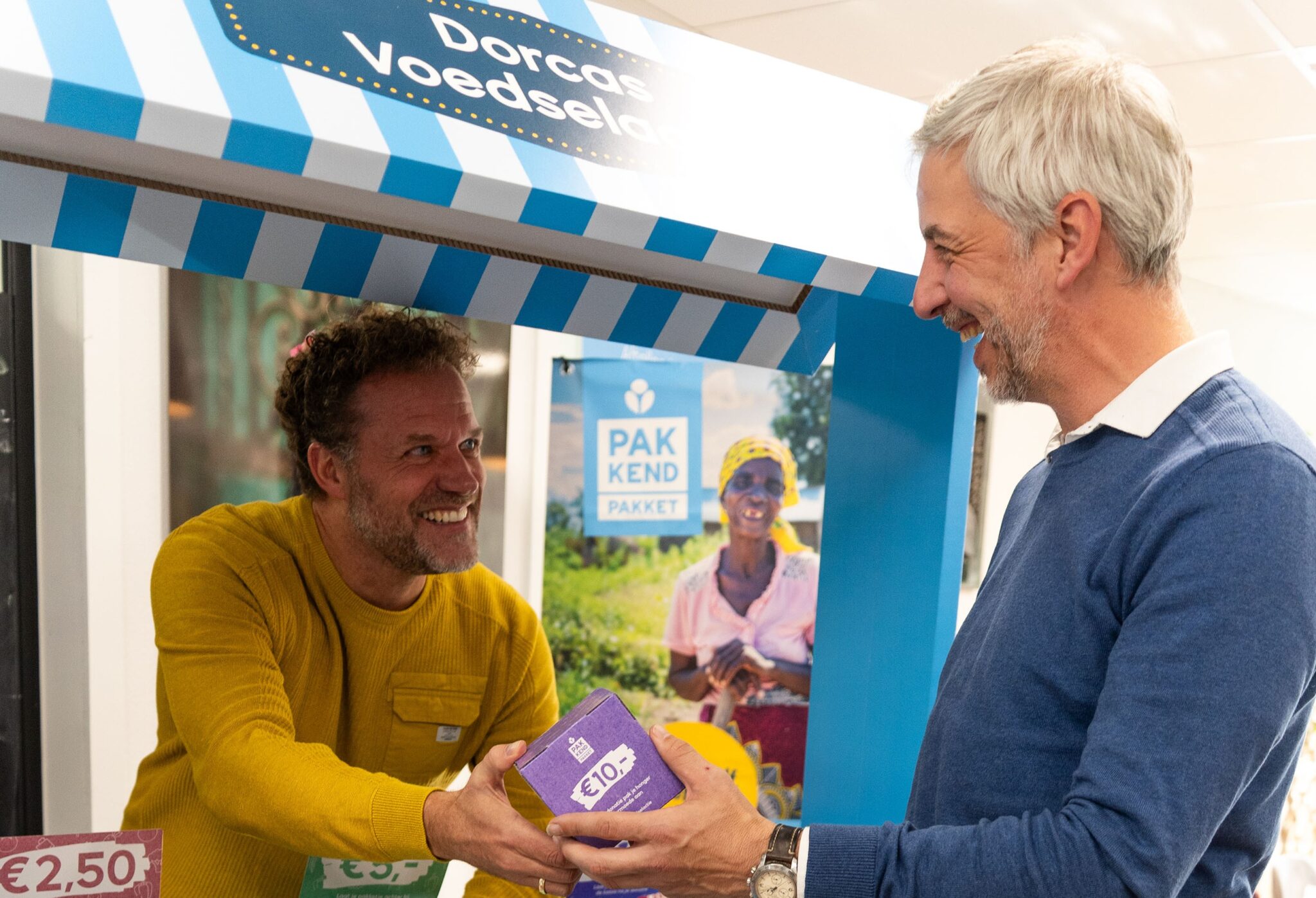 Dorcas Kringloopwinkel zet zich schrap voor Dorcas Voedselactie