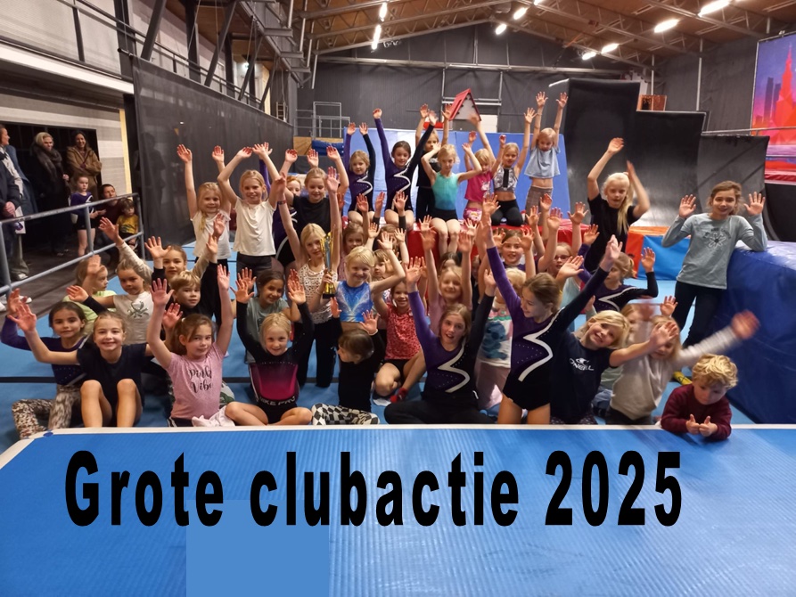 Grote Clubactie geslaagd bij HBC Gymnastics