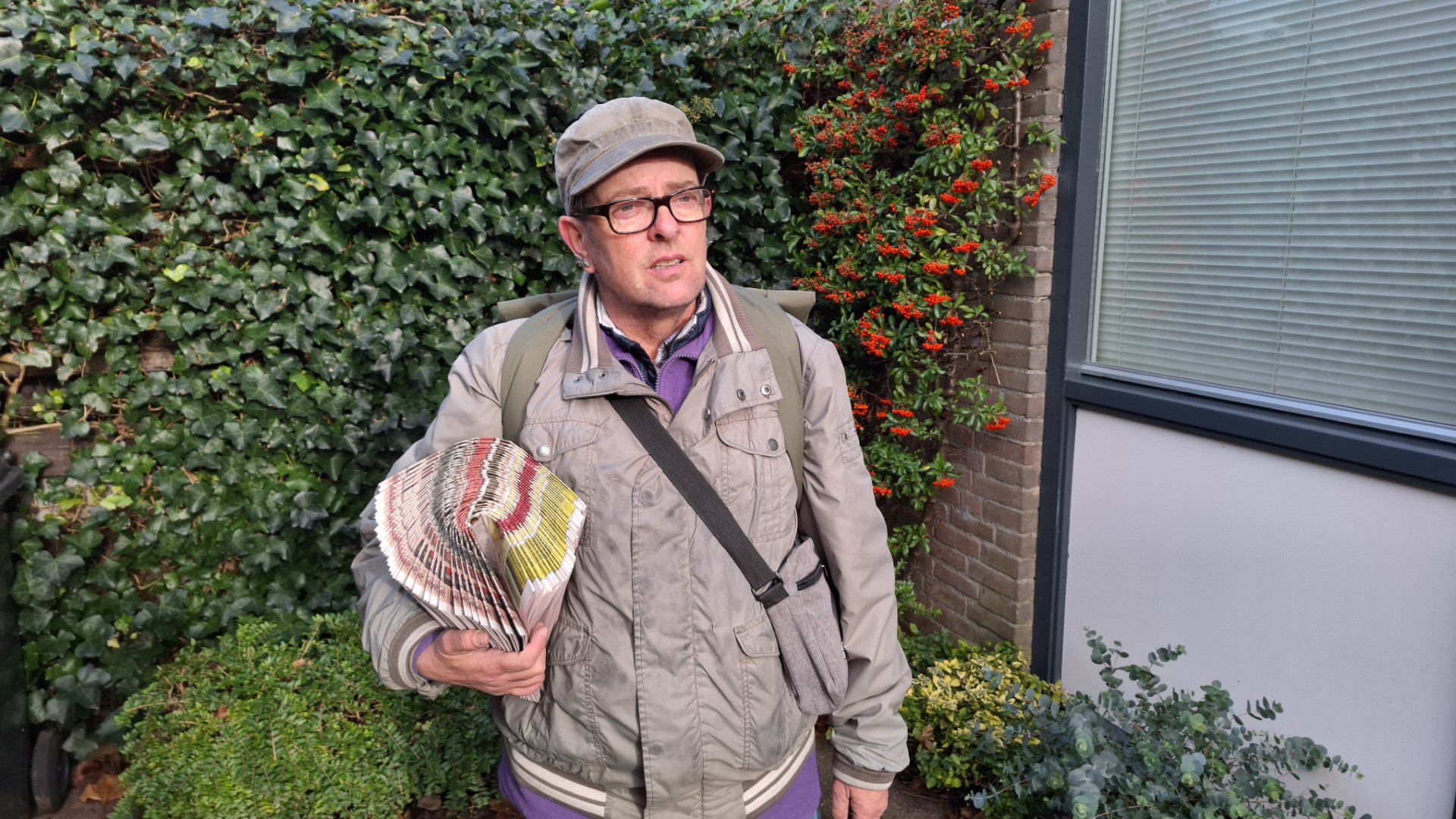 Helden: Jonathan al 25 jaar door weer en wind bezorger van de Heemsteder