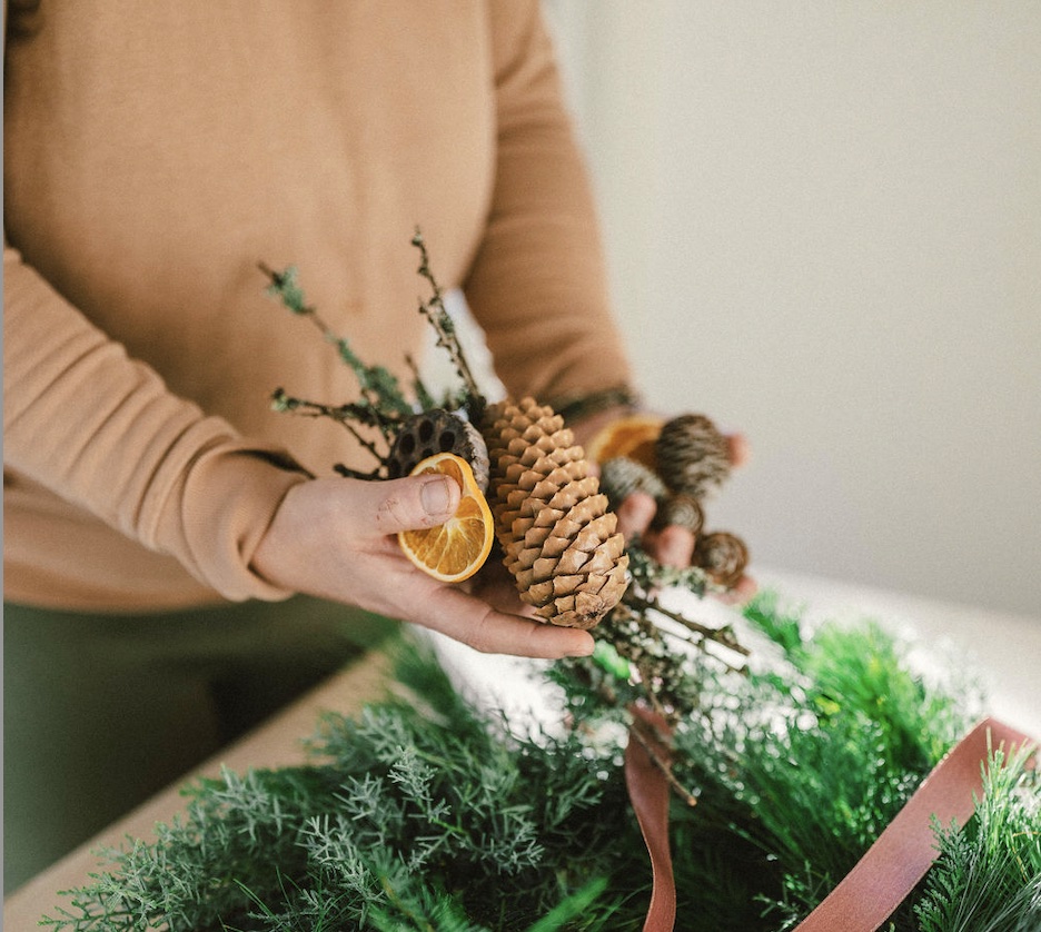 Workshop Winterkrans maken in Tinholt