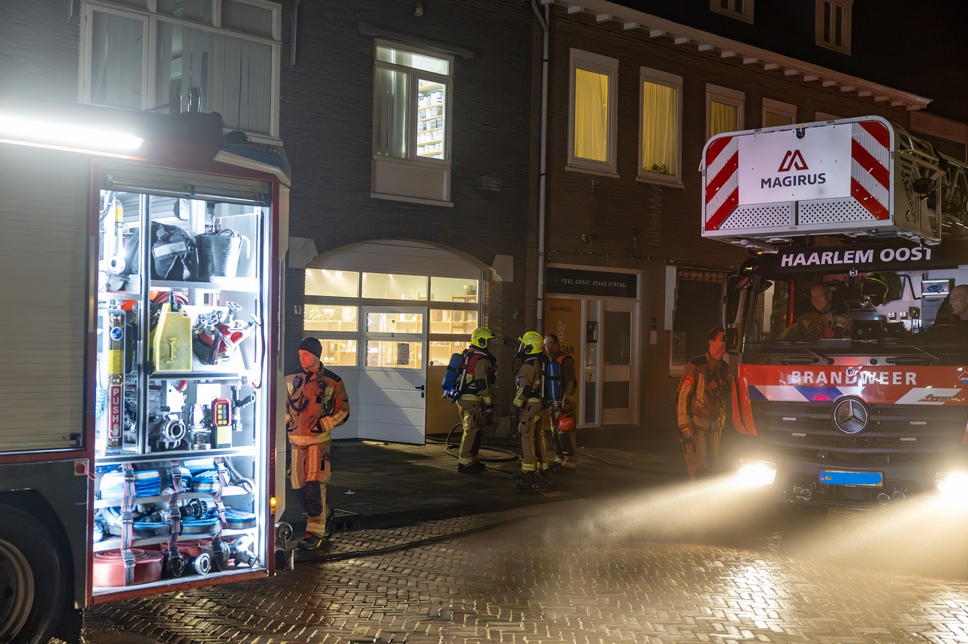 Brandje in pand aan Gonnetstraat Haarlem