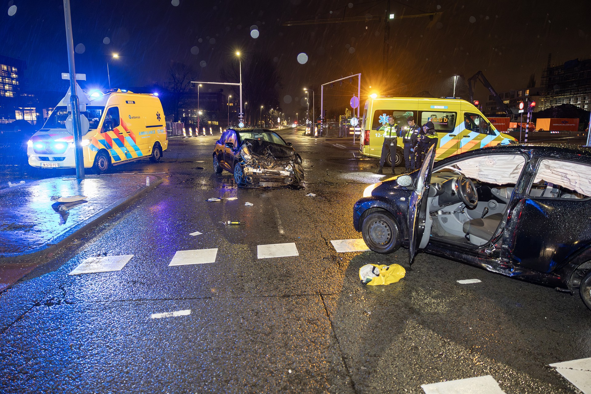 Ongeval op kruising Belgiëlaan met Europaweg