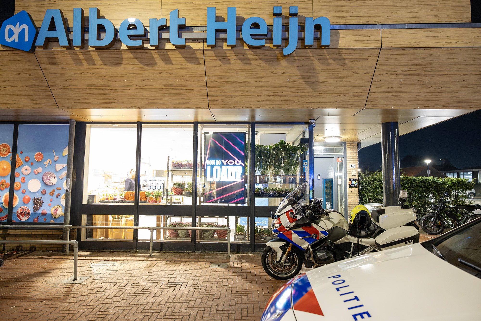Man aangehouden na overval Albert Heijn in Zwanenburg