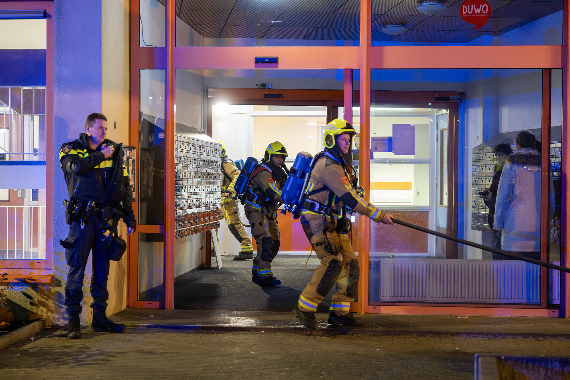 Brand in appartementencomplex in Haarlem