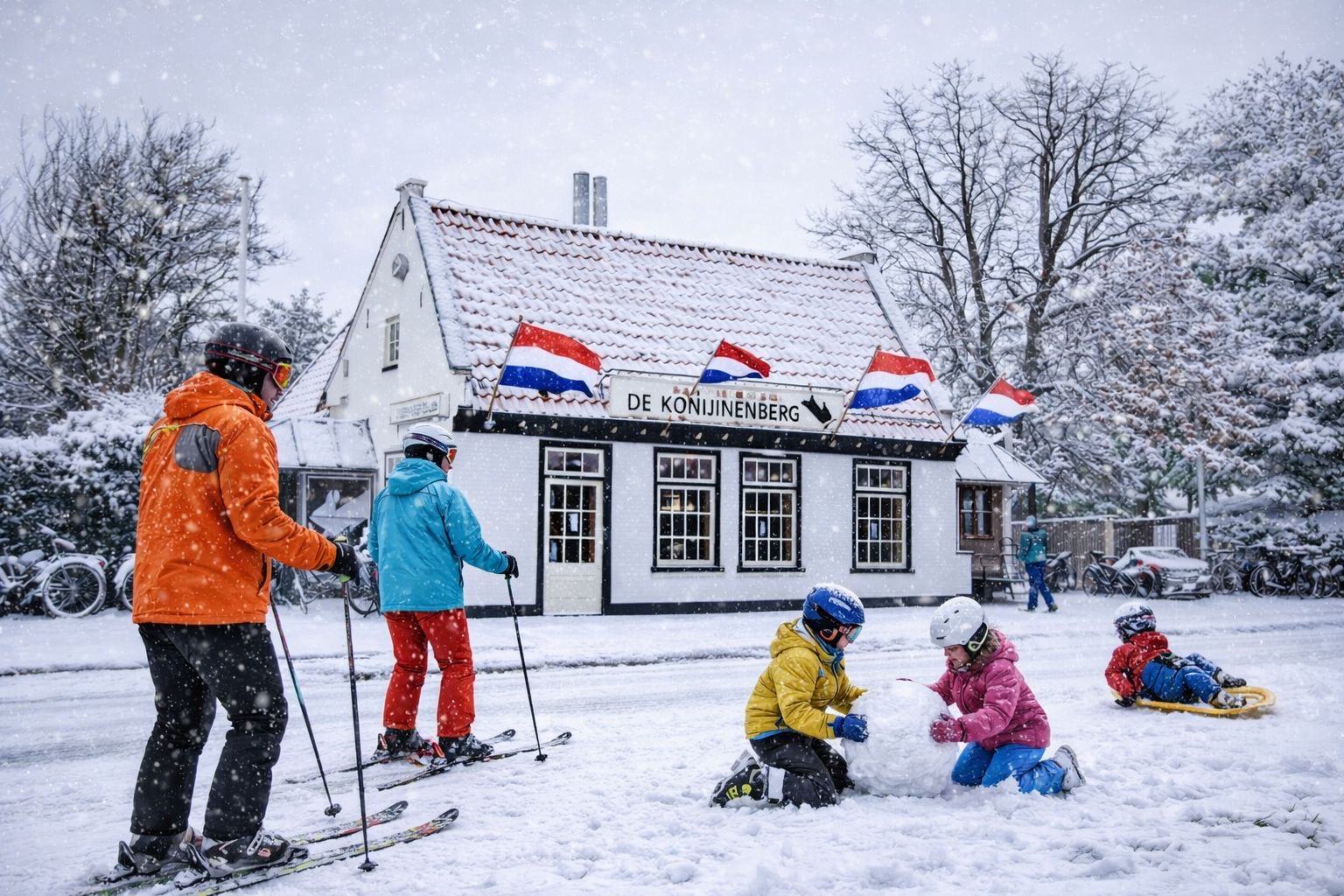 Gezellig winters tafelen bij restaurant De Konijnenberg