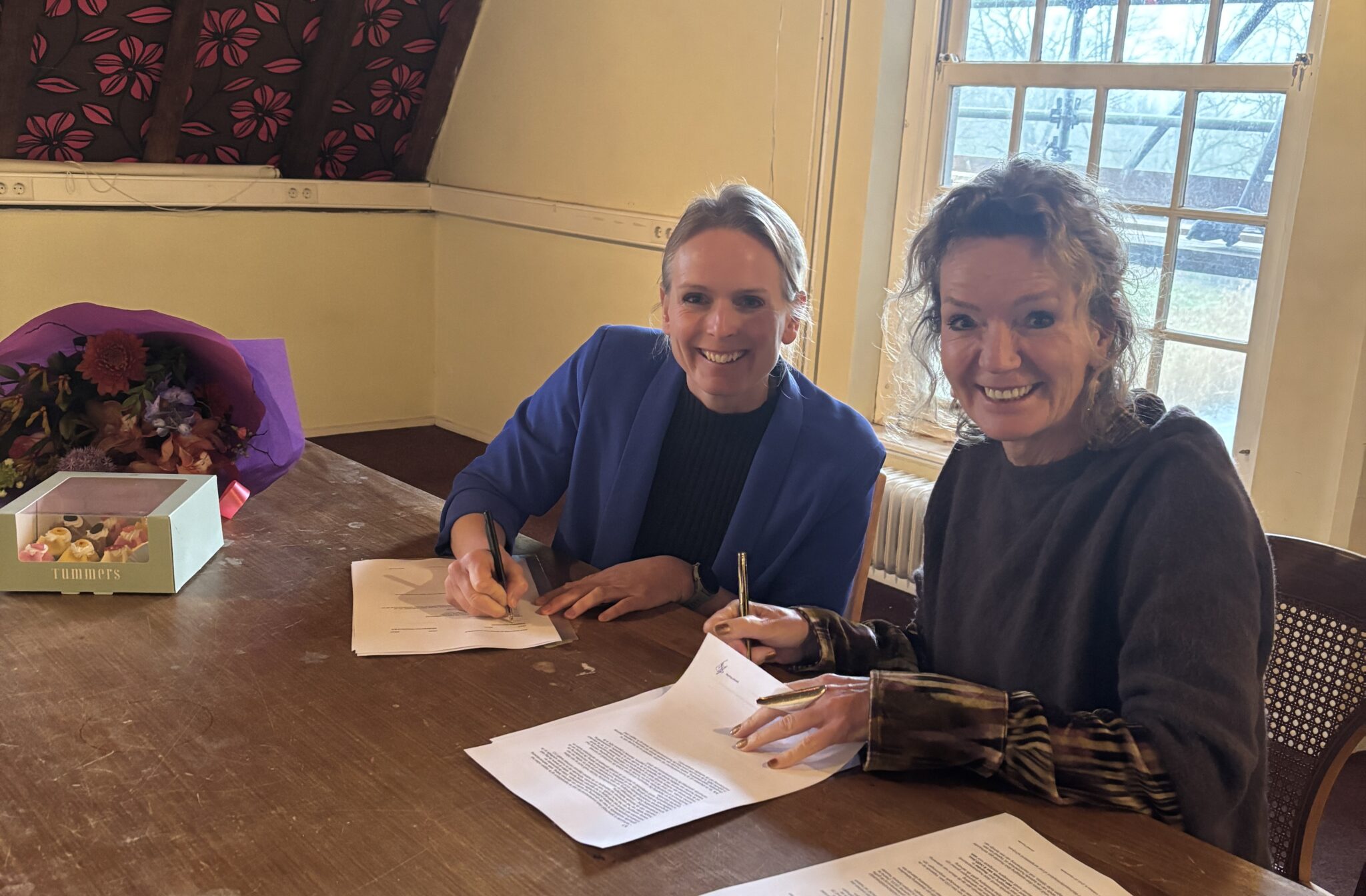 Ondertekening huurovereenkomst: Oude Slot wordt kinderopvanglocatie