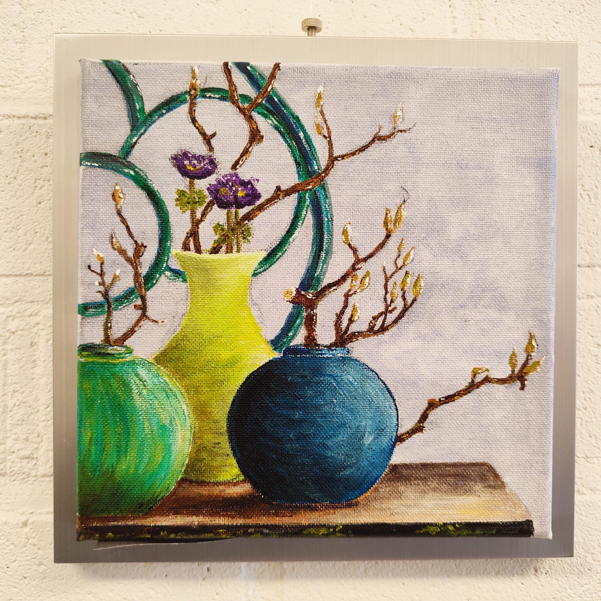 Expositie cursisten Chris van Lieshout in de Luifel