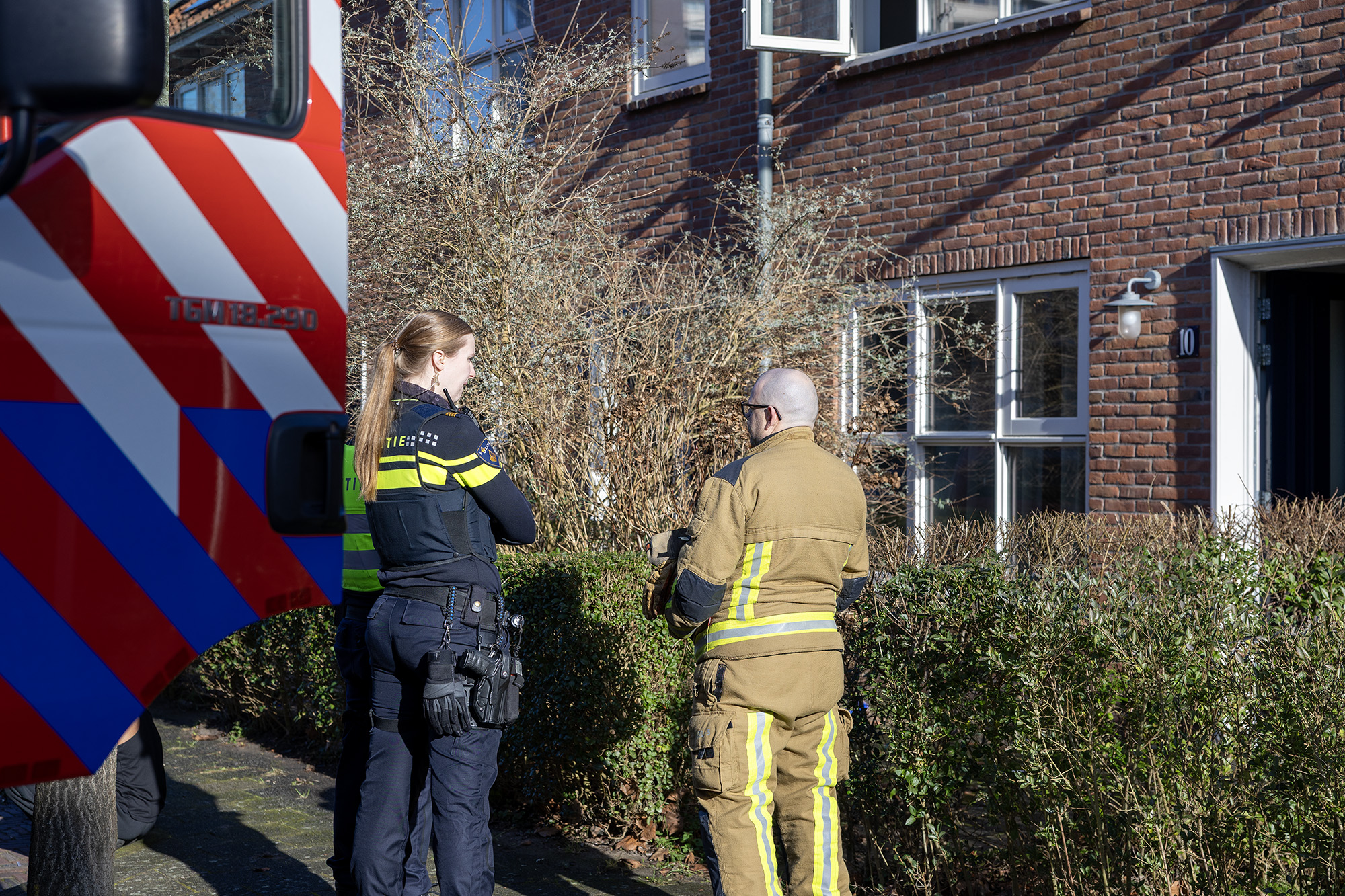 Kleine brand in woning Gelderlandlaan