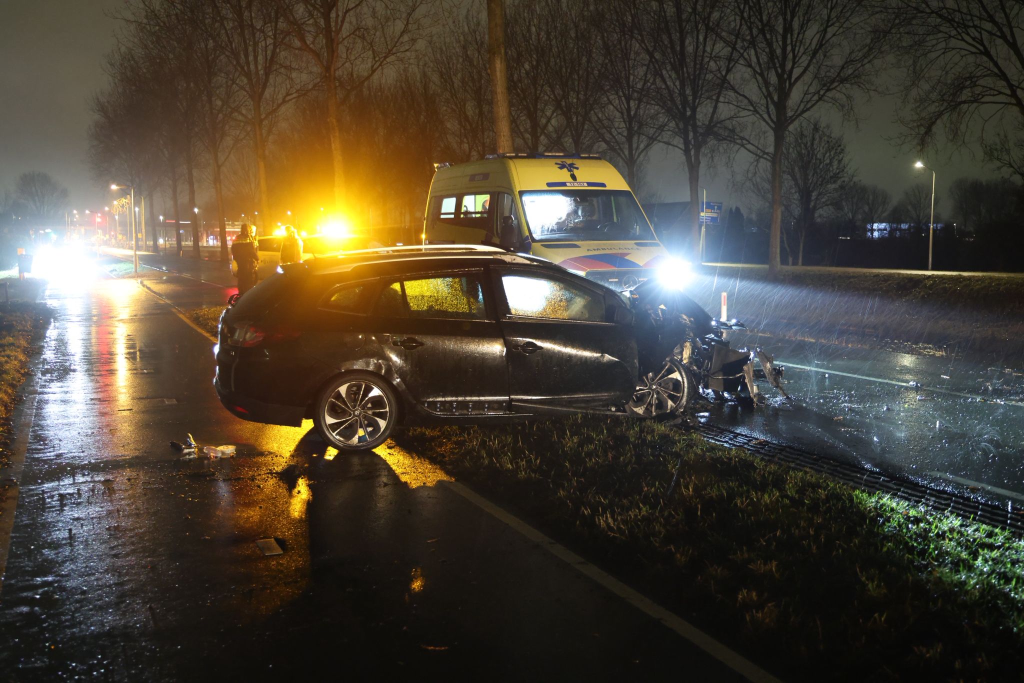 Eenzijdig ongeval op N520 in Hoofddorp: weg afgesloten