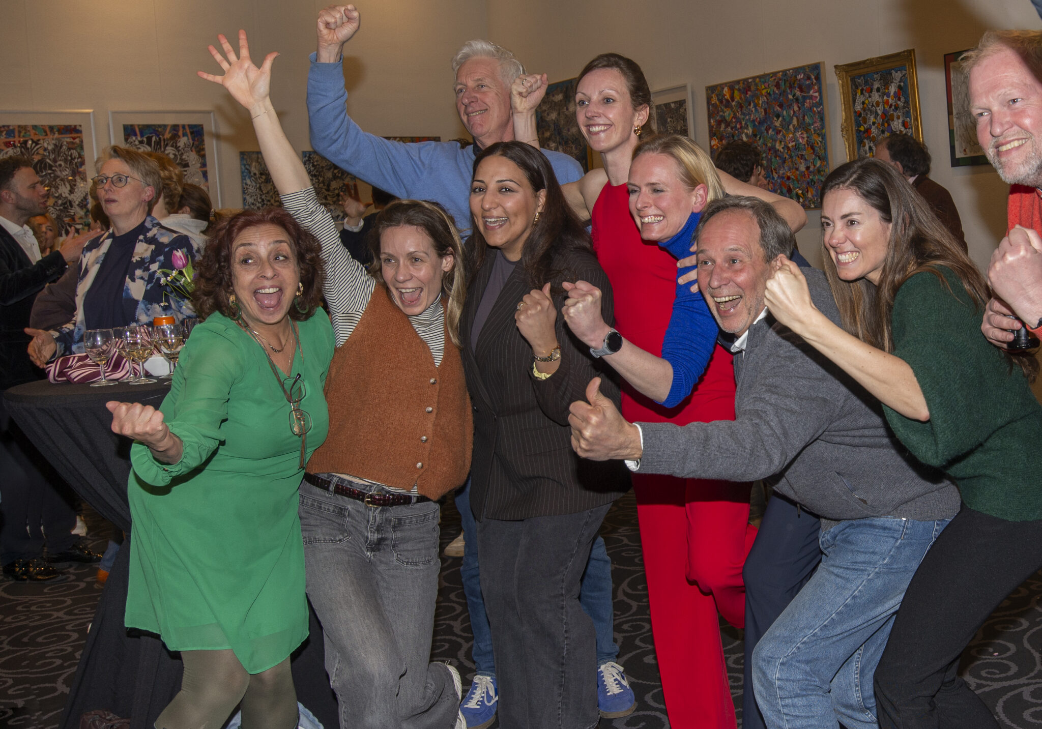 Spannende uitslagenavond in het gemeentehuis