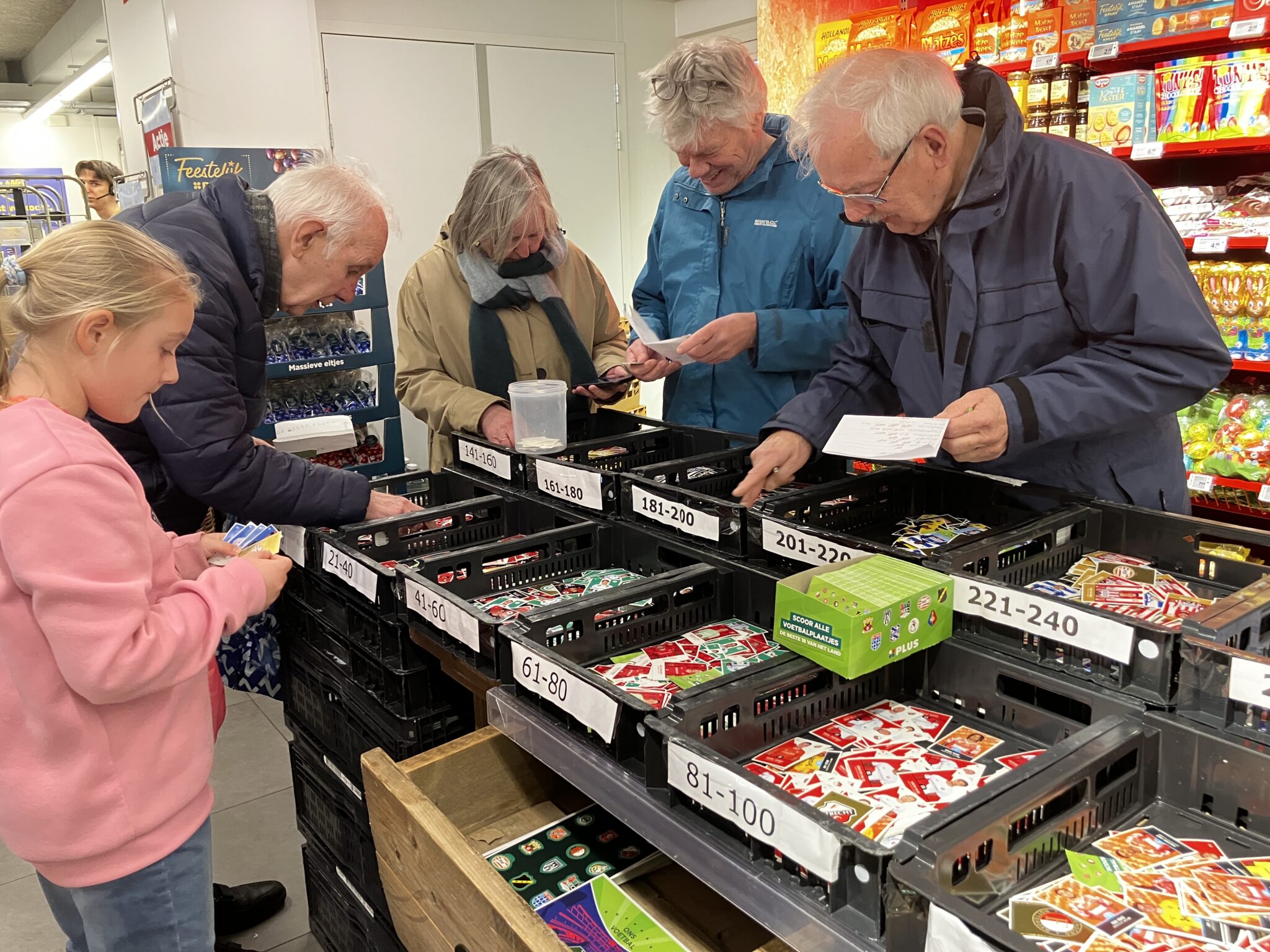 Jong en oud geniet van verzamelen