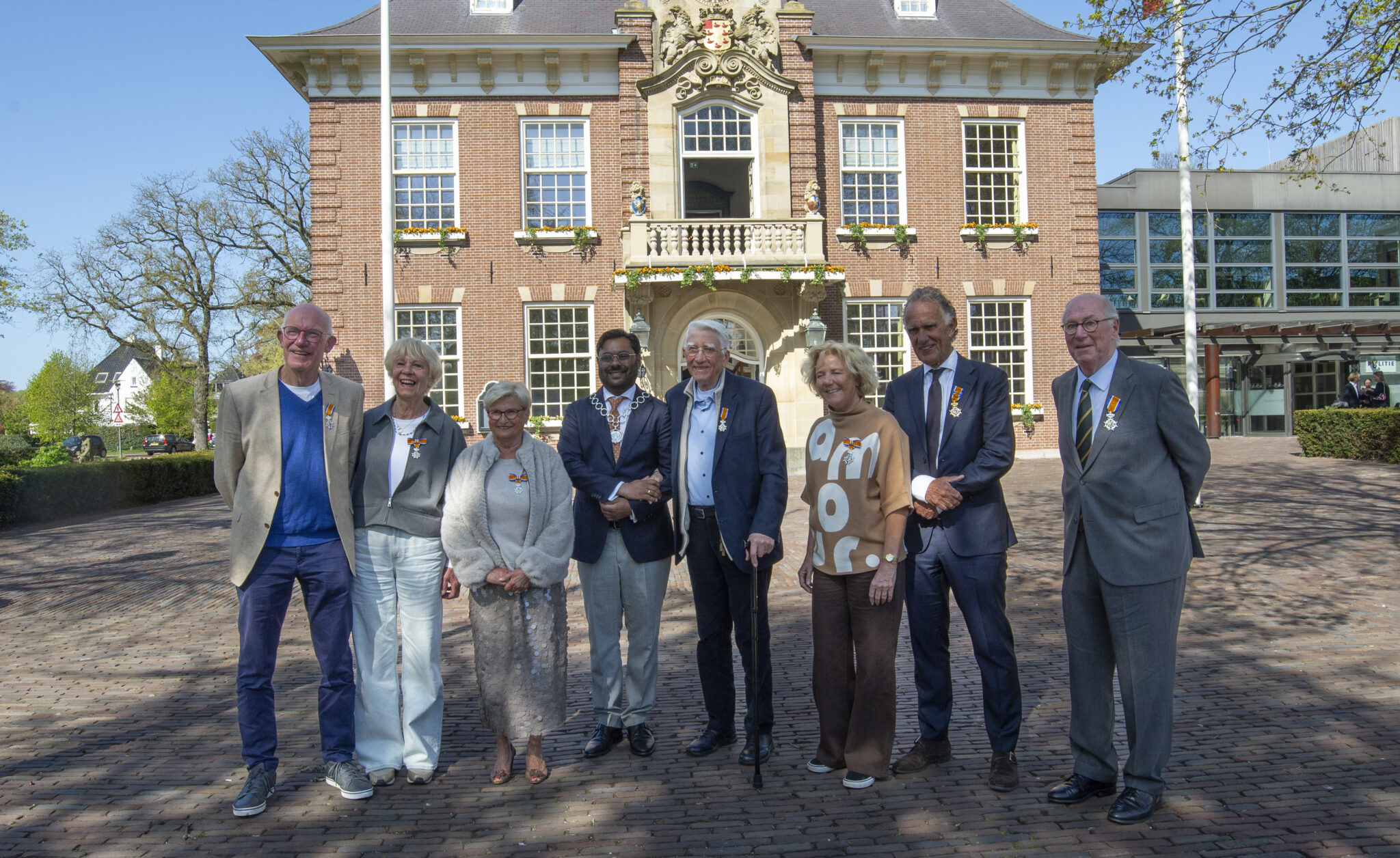 Zeven inwoners verrast met Koninklijke onderscheiding