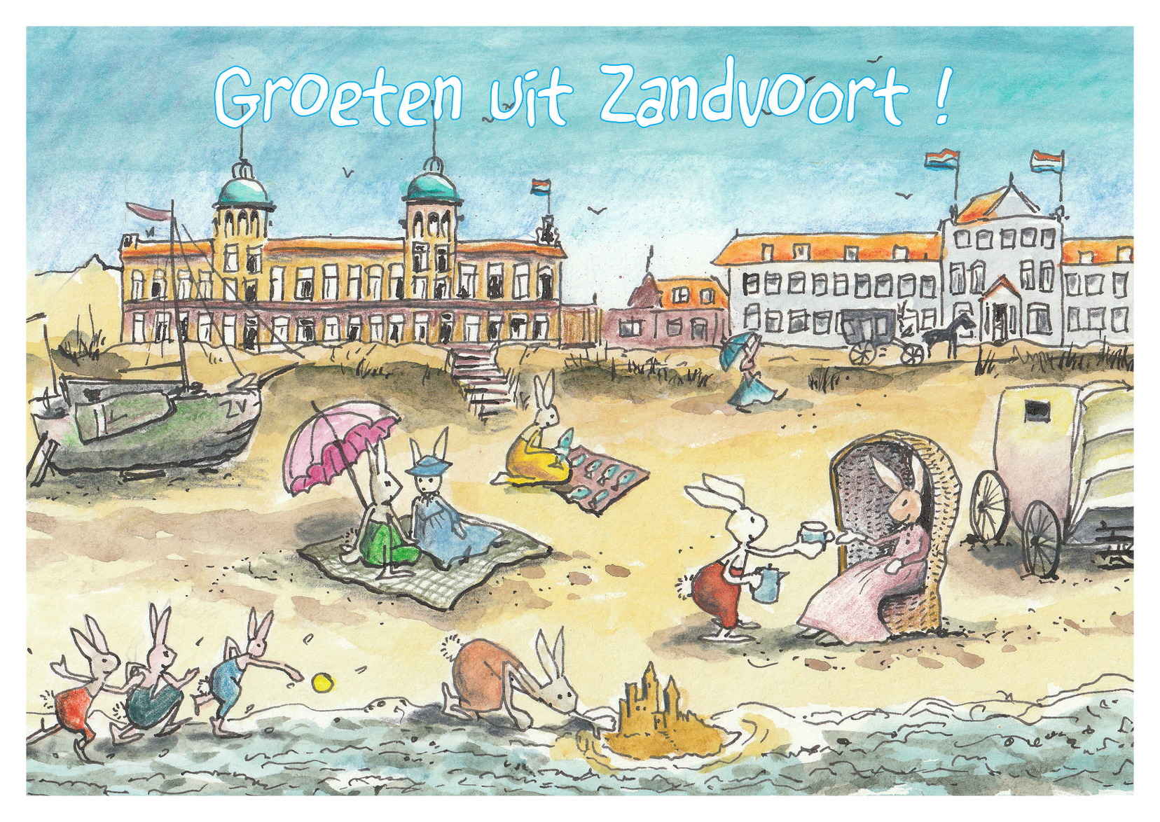 Exposities cartoons en illustraties Zandvoorts Museum