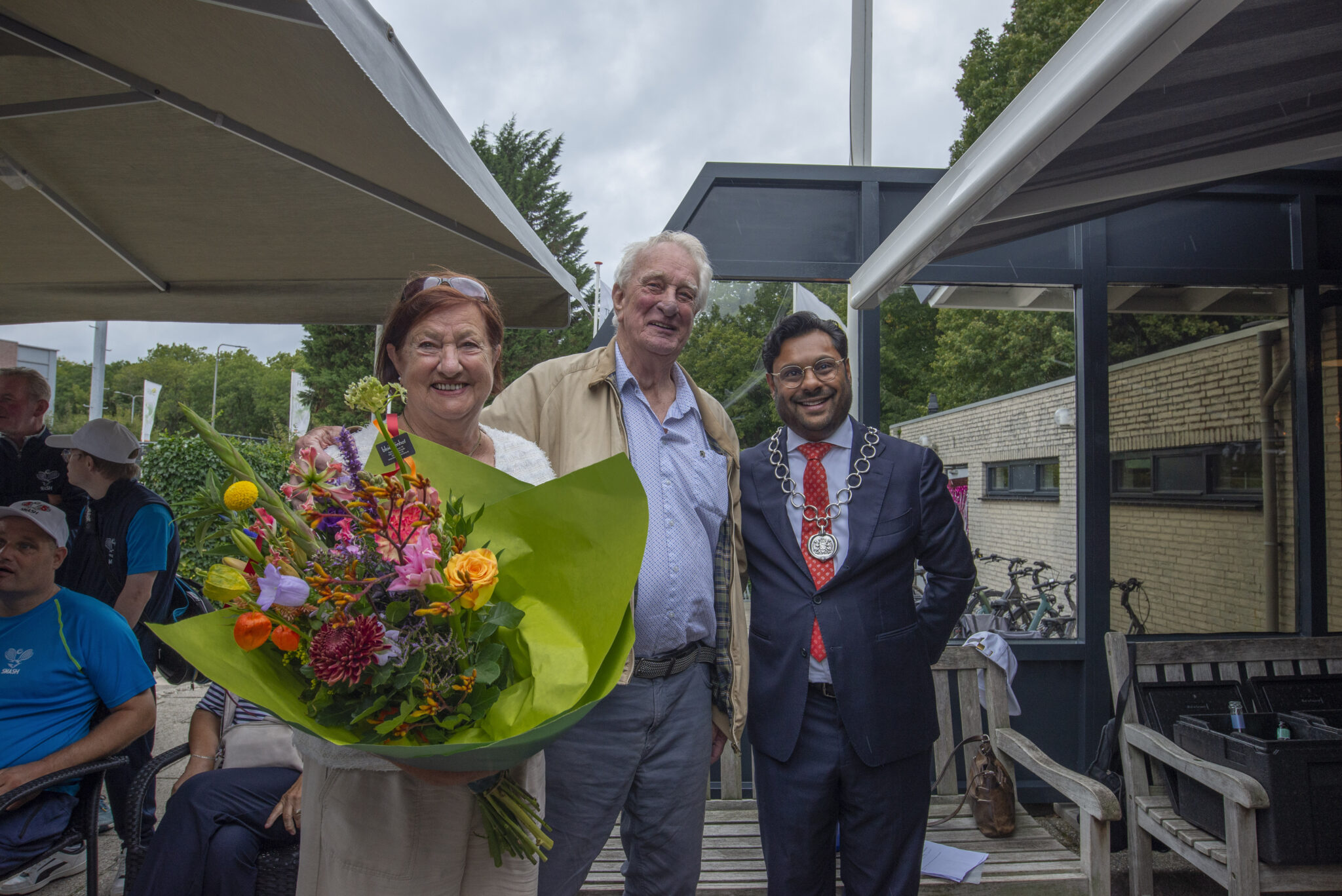 Zilveren Merletspeld voor echtpaar Roozen