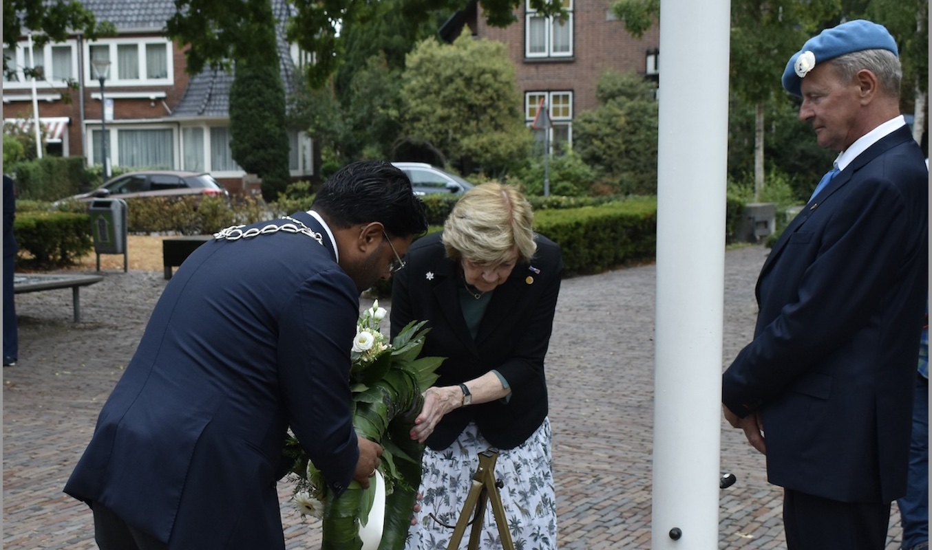 Stemmige herdenking capitulatie Japan